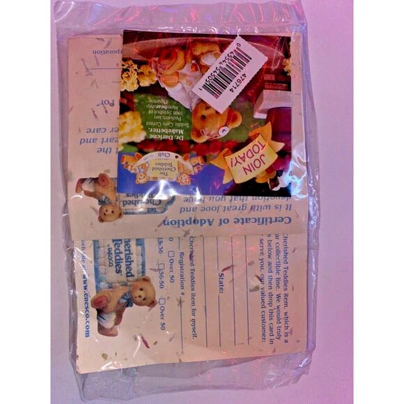 Cherished Teddies Cole "We've Got A Lot To Be Thankful For" Figurine - Picture 2 of 2